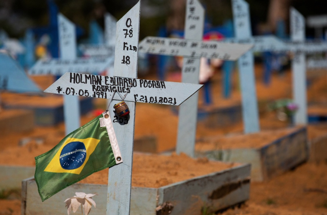 Brasil reportó menos de 800 muertes por COVID-19 por primera vez en ...